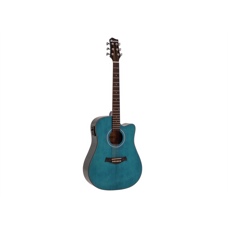 Stw 90 Western Guitar, Chrystal Blue fra Dimavery