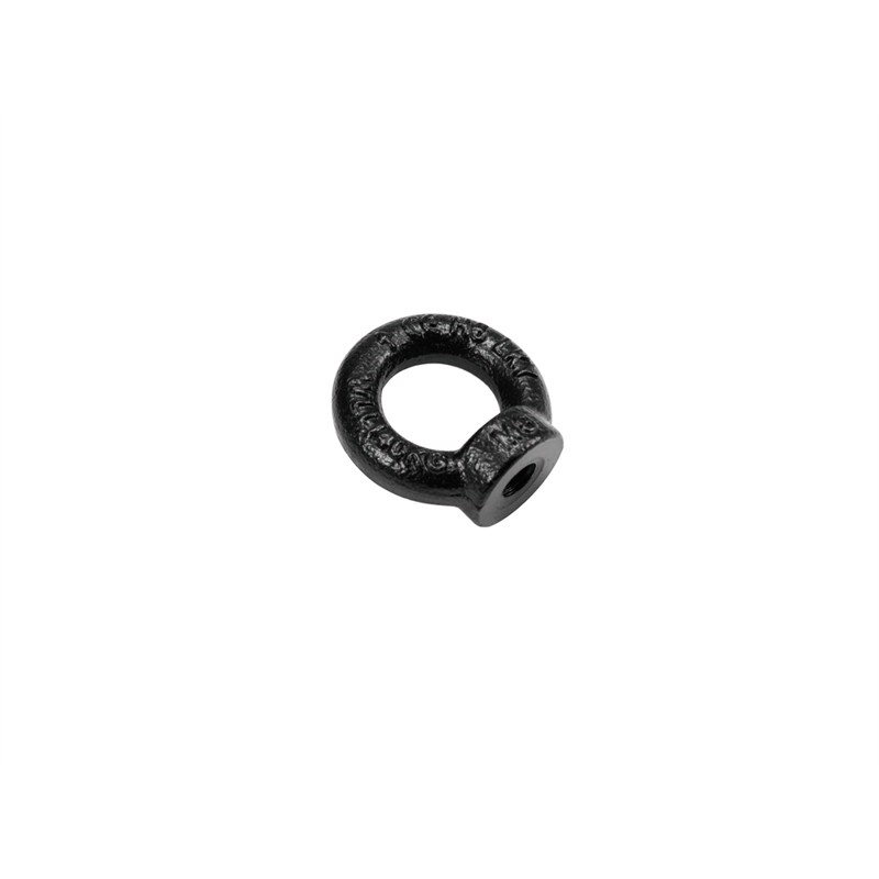 Ring Nut M8 Black Galvanized Din 582 fra Safetex