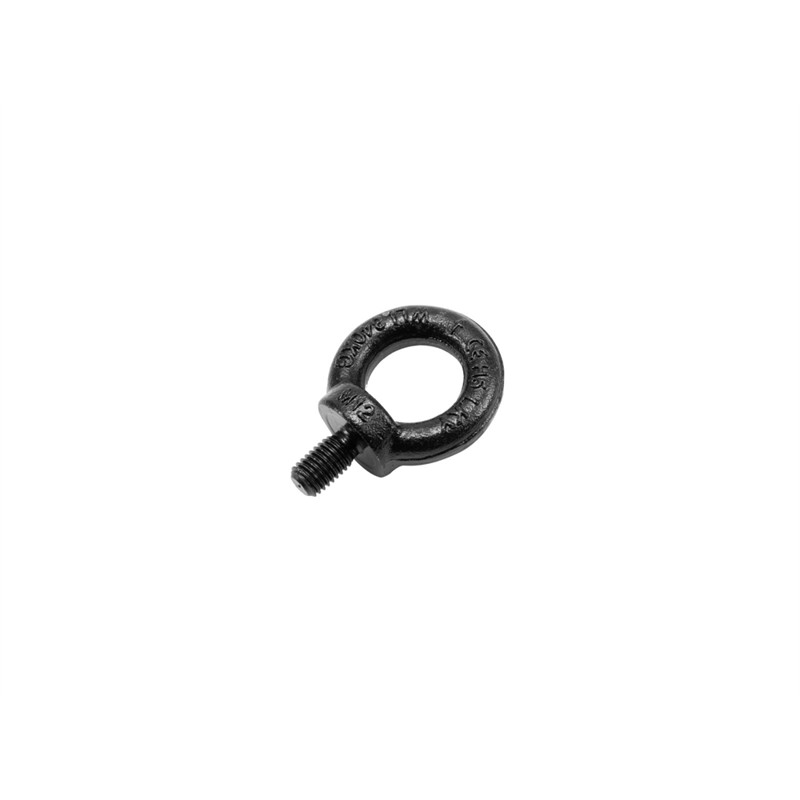 Eyebolt M12 20mm, Black Galvanized Drop Forged fra Safetex