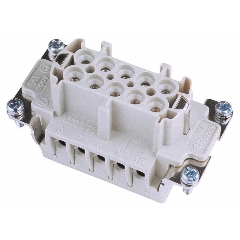 Socket Insert 10 Pin 16a, Screw Terminal fra Ilme