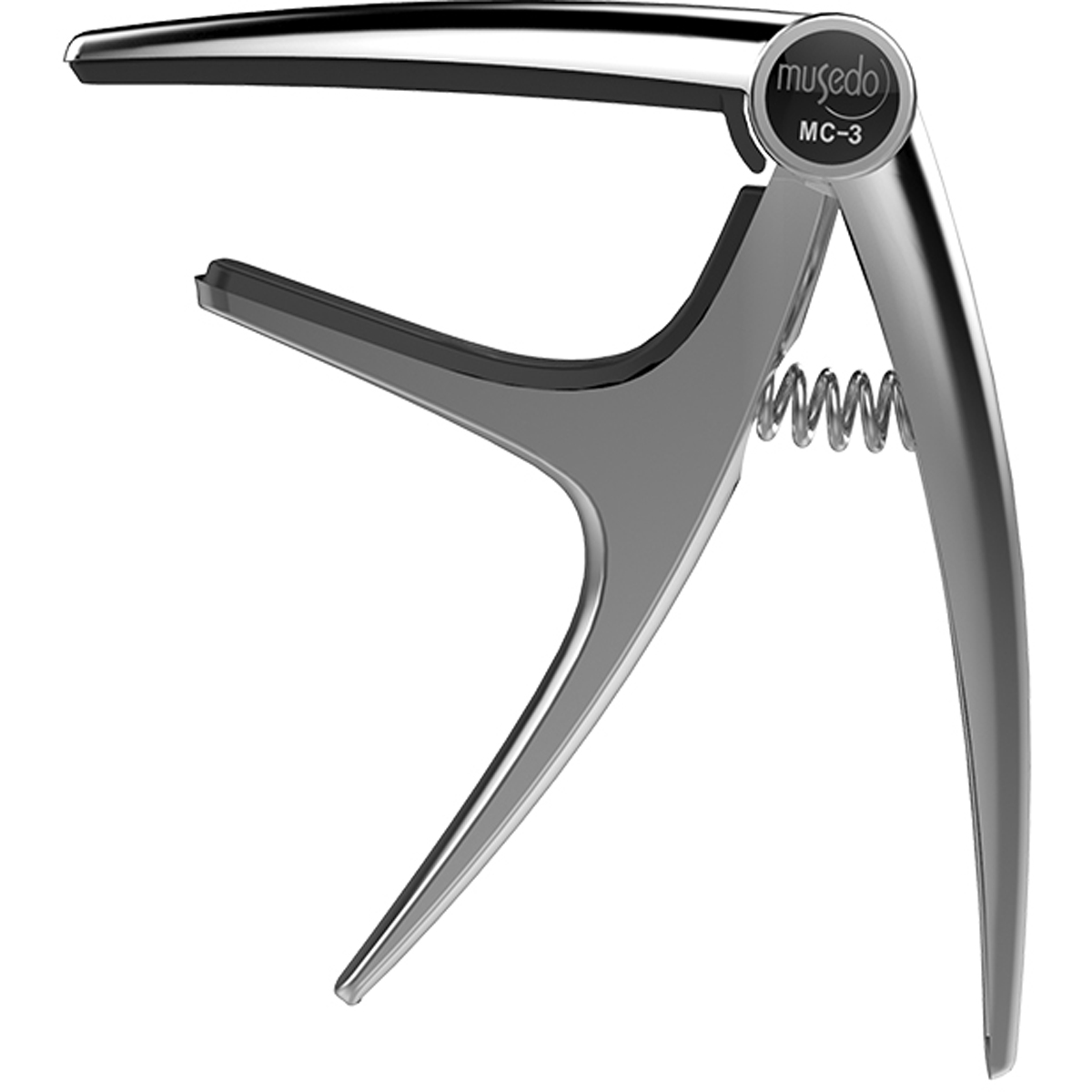 Mc 3 Wh Kapodaster Für Ukulele Chrome fra Musedo