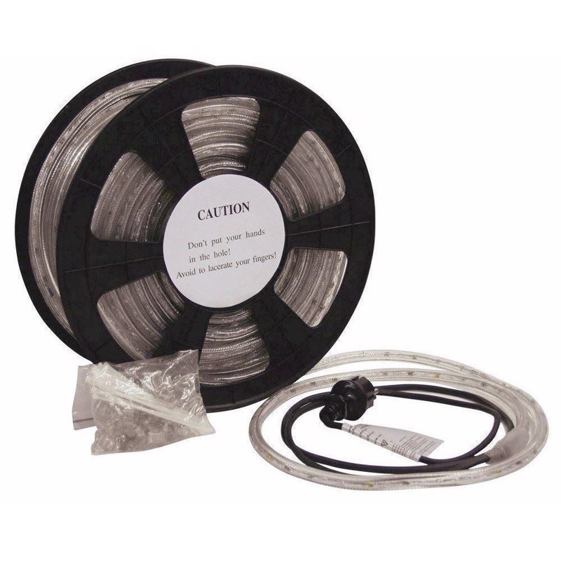 Led Lysslange. 230 Volt. Rød. 44 Meter fra Eurolite