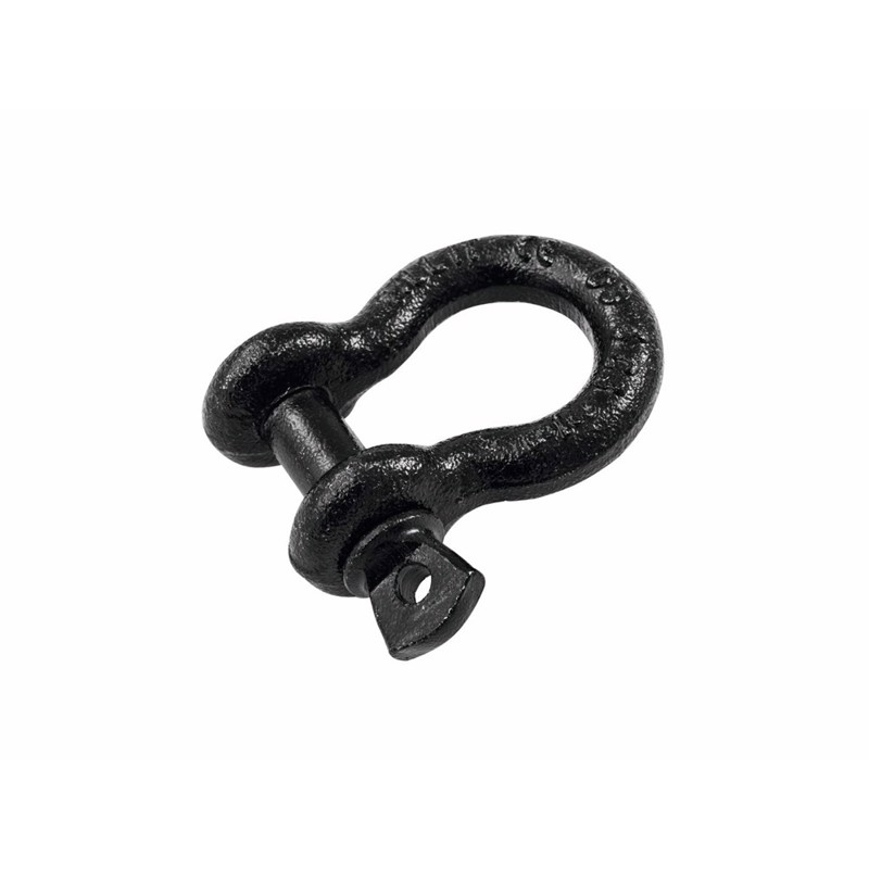 Shackle 10mm Black With Screwbolt, Max Load 1 T fra Safetex