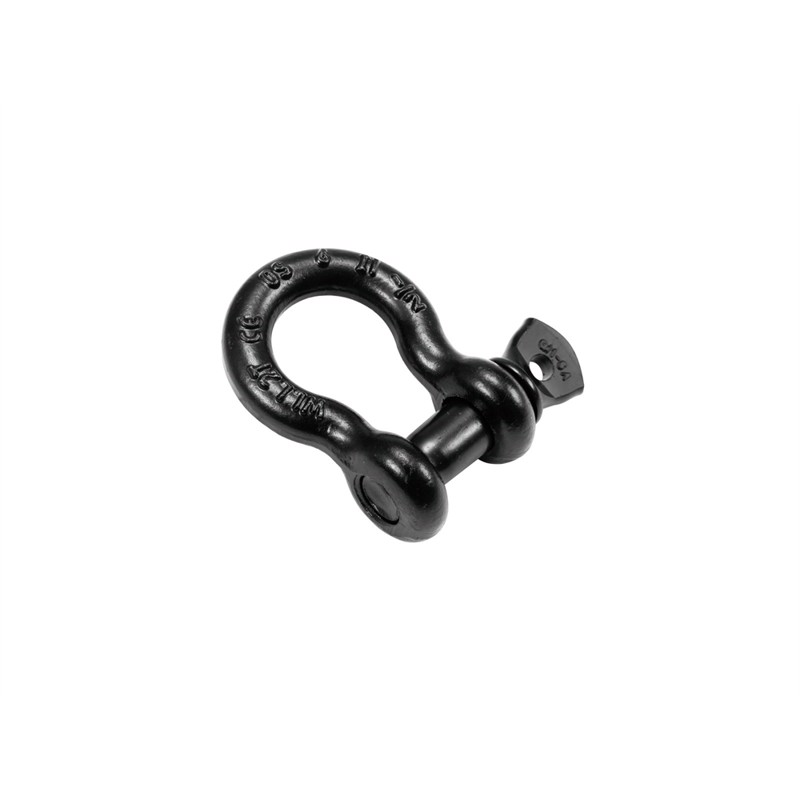Shackle 13mm Black With Screwbolt fra Safetex