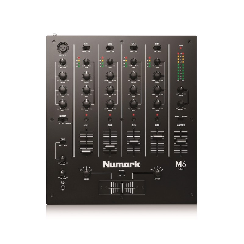 M6 Usb, 4 Kanals Usb Dj Mixer fra Numark