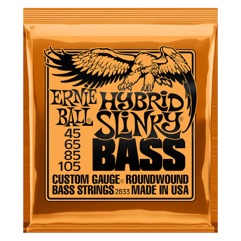 2833 Hybrid Slinky Bass 45   105 Til 4 Strenget Bas fra Ernie Ball