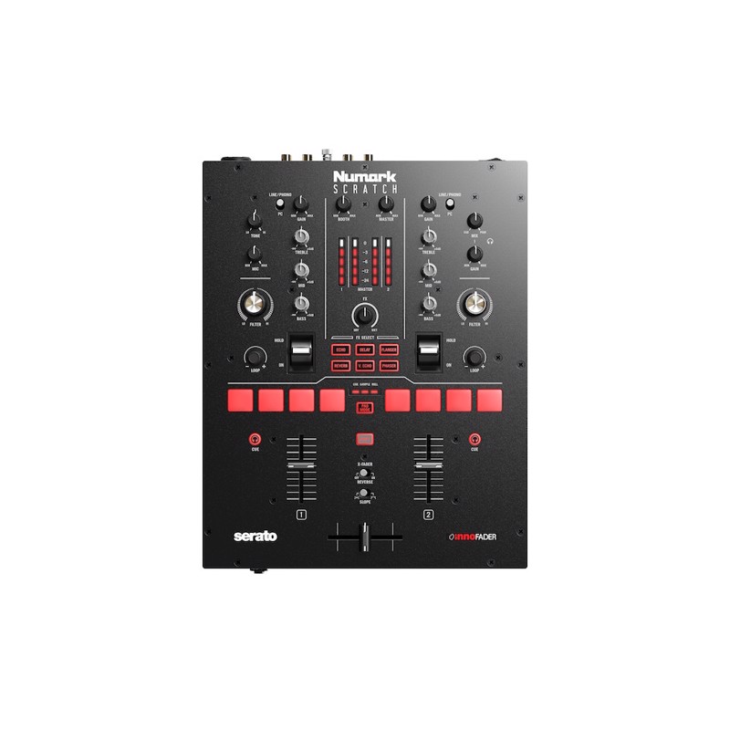 Scratch, 2 Kanals Scratch Mixer For Serato Dj Pro With Dvs Licence Included fra Numark