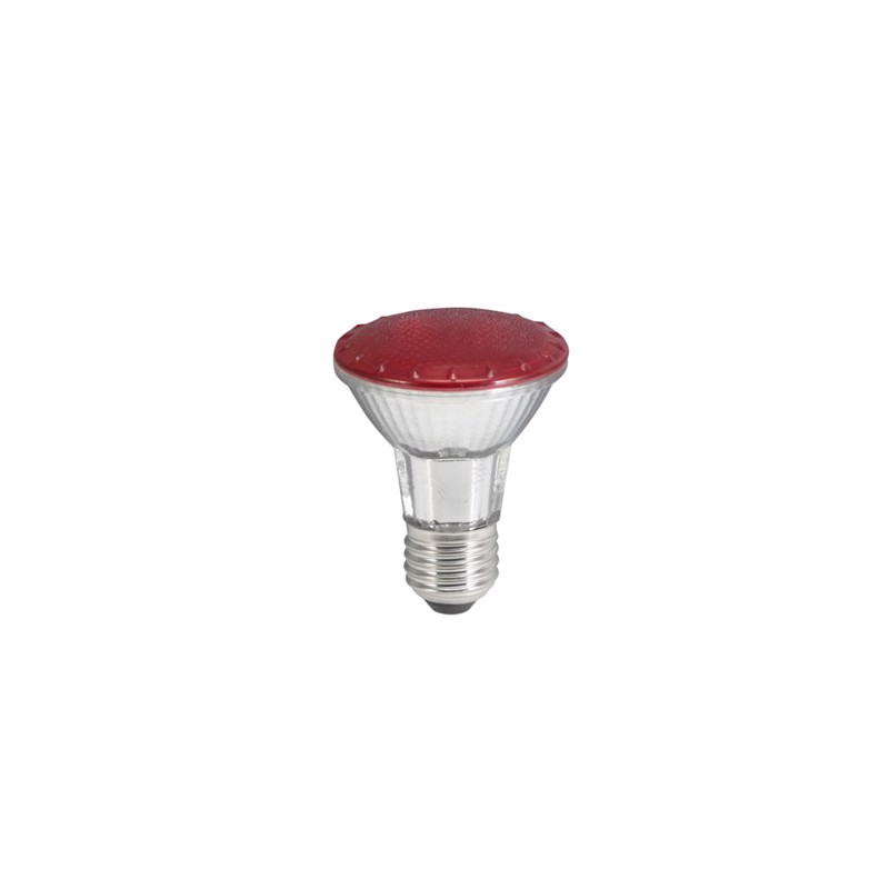 Par 20 Led Spotpære E27. Rød 6w. fra Omnilux
