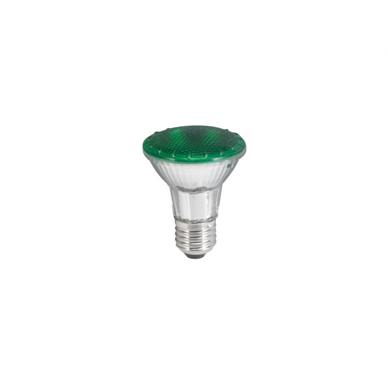 Par 20 Led Spotpære E27. Grøn 6w. fra Omnilux