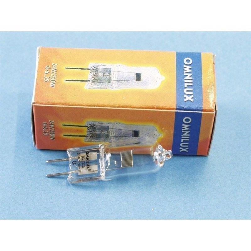 Evc 24v   250w G 6.35 300h fra Omnilux