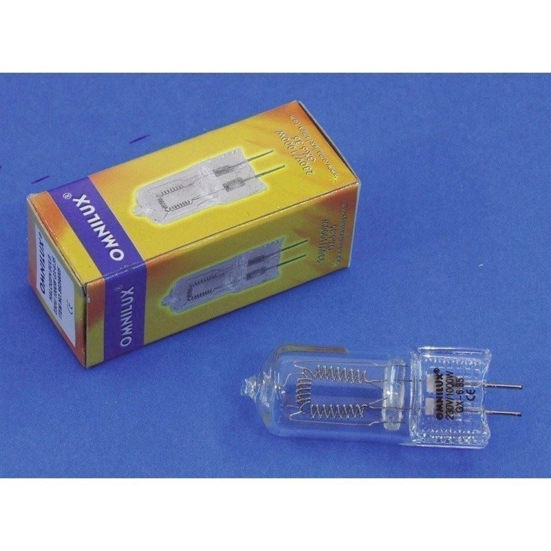 230v   1000w Gx 6.35 3400k 15h fra Omnilux