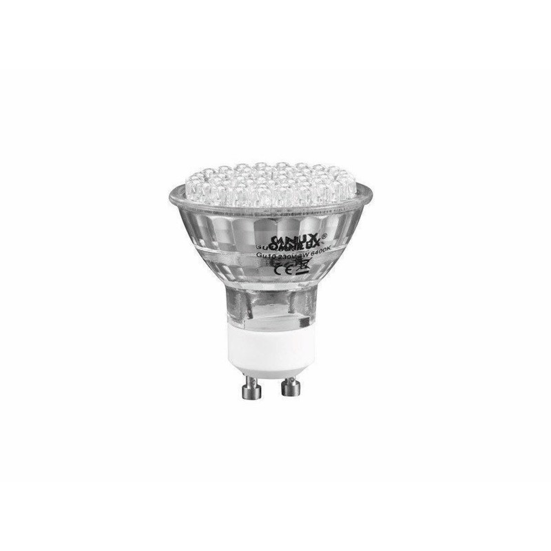 Gu 10 230v 48 Led 100 ° Hvid 6400k fra Omnilux