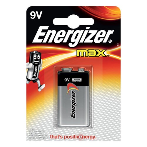 Max 9v Batteri fra Energizer