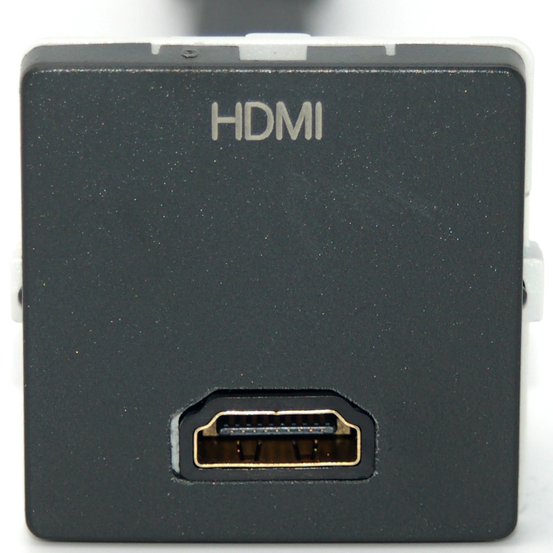 Fuga Vægudtag 15k1 Mk2   Hdmi Kabeltilslutningâ Antracit fra Antronic