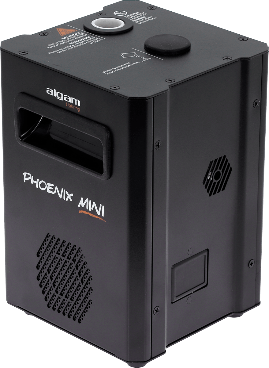 Phoenix Mini Kompakt Spark Maskine Med Trådløs Remote fra Algam Lighting