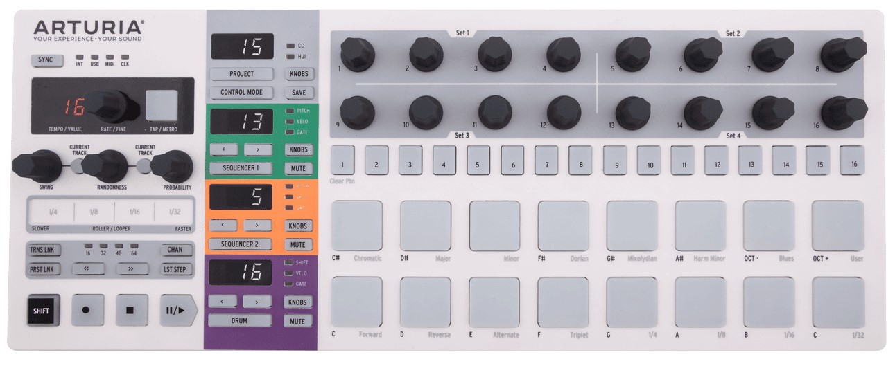 Beatstep Pro Midi Controller fra Arturia