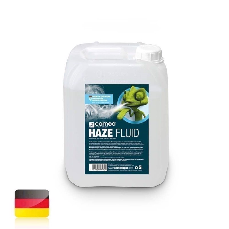 Haze Væske. Tynd Tåge Og Lang Hængetid. Uden Olie. 5 Liter fra Cameo