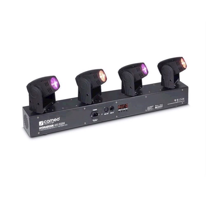 Hydrabeam 400, 4 Ultra Hurtige 10 W Rgbw Led Beam Moving Heads. fra Cameo