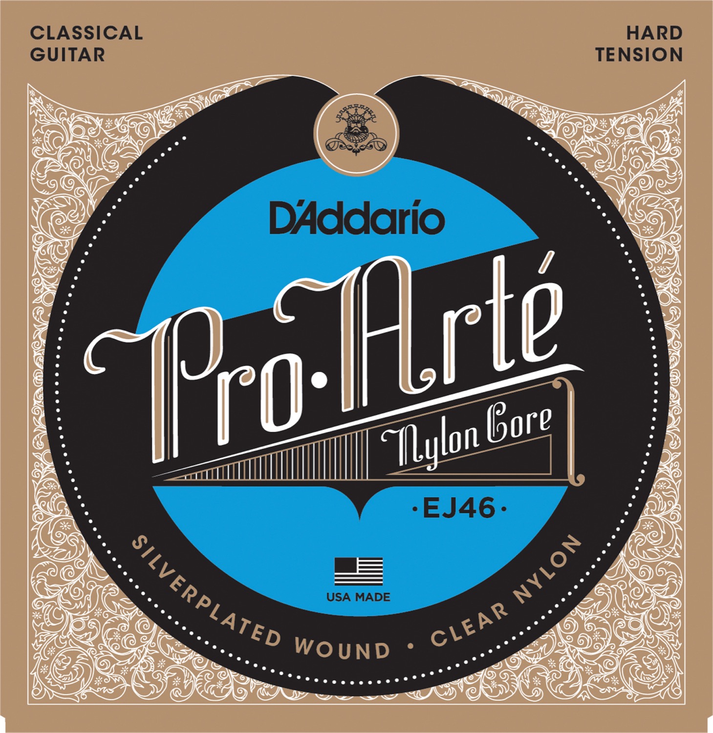 Ej46 Pro Arte   Hard Tension fra D'addario