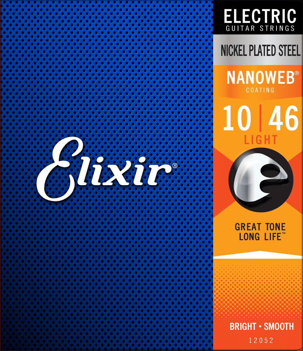 Nanoweb   El Guitar Strenge 010 046 Light fra Elixir