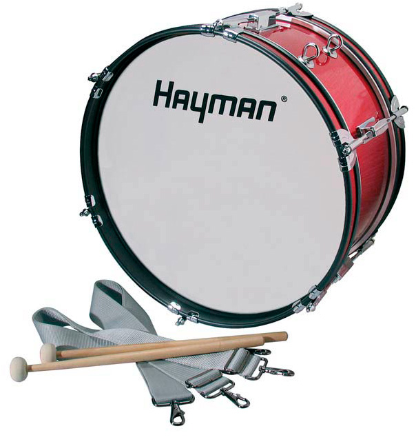 Junior Marching Bass Tromme 18'' X 7'' fra Hayman
