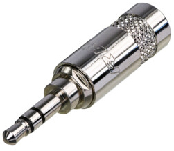 Nys231l   Minijack 3,5mm Trs Kabelstik Han   ø 6,4mm Kabel fra Rean