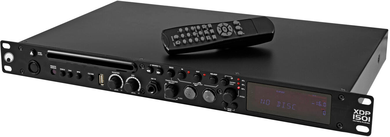 Xdp 1501 Cd Og Mp3 Afspiller 19" 1unit fra Omnitronic