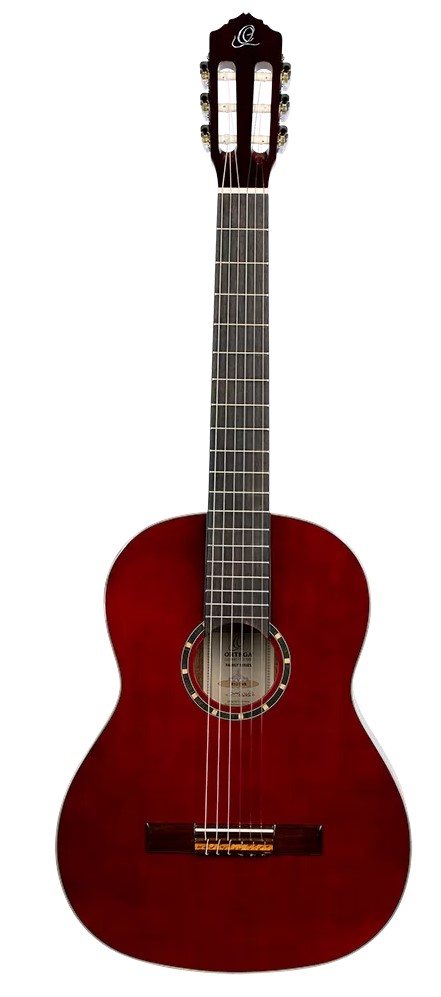 R121wr Klassisk Guitar 4 4 Inkl. Gigbag   Wine Red fra Ortega