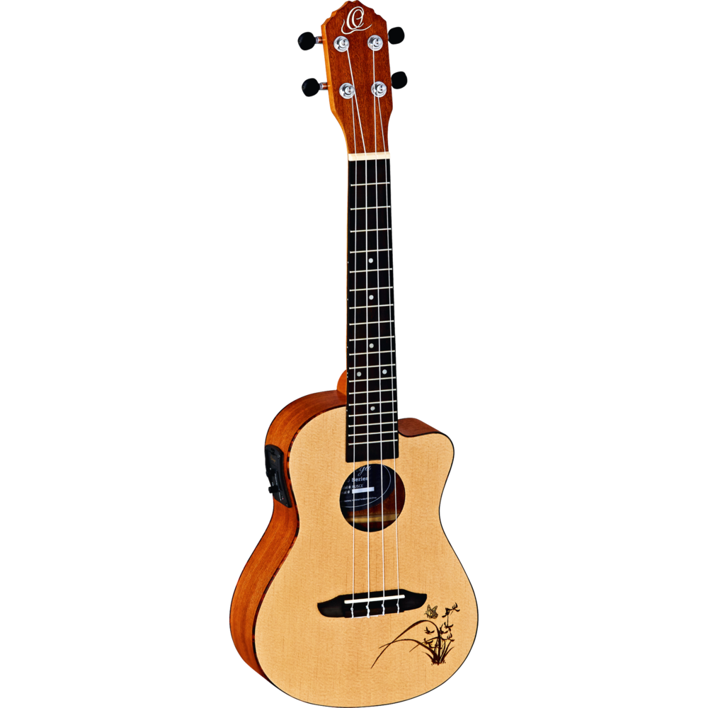 Ru5ce Concert Ukulele Med Pickup fra Ortega