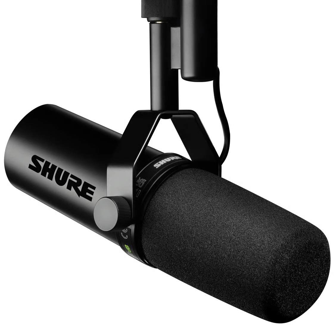Sm7db Aktiv Dynamisk Podcast Mikrofon fra Shure