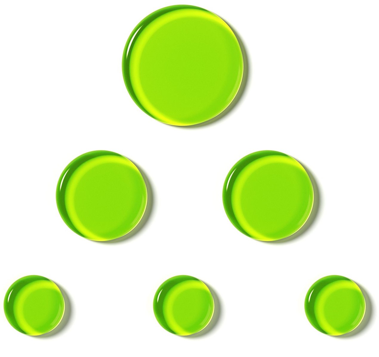 Mini   6 Pack Alien Green fra Slapklatz