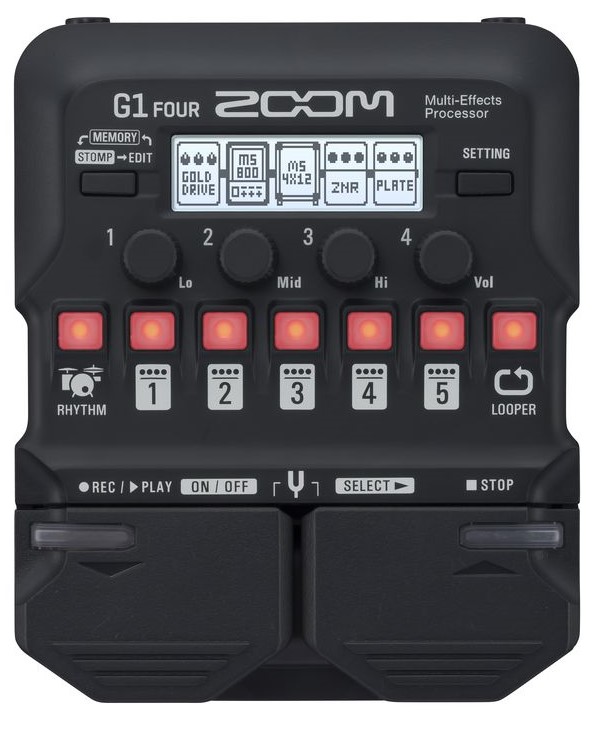 G1 Four Multi Effekt Pedal fra Zoom
