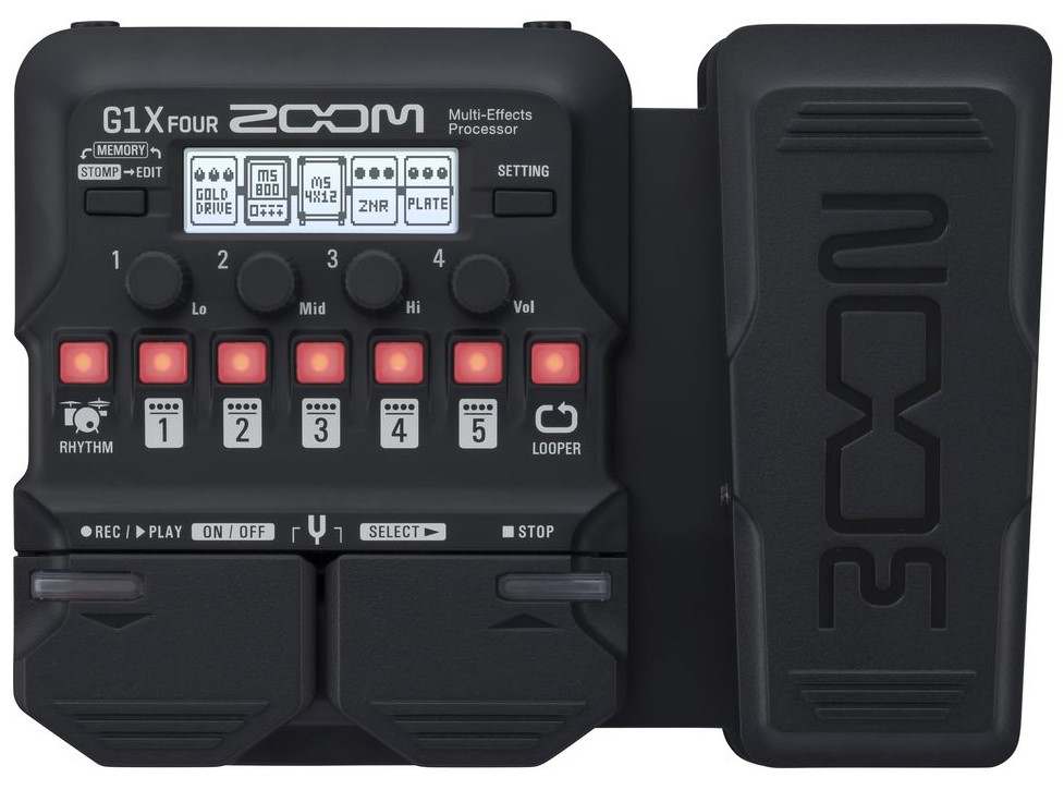 G1x Four Multi Effekt Pedal fra Zoom