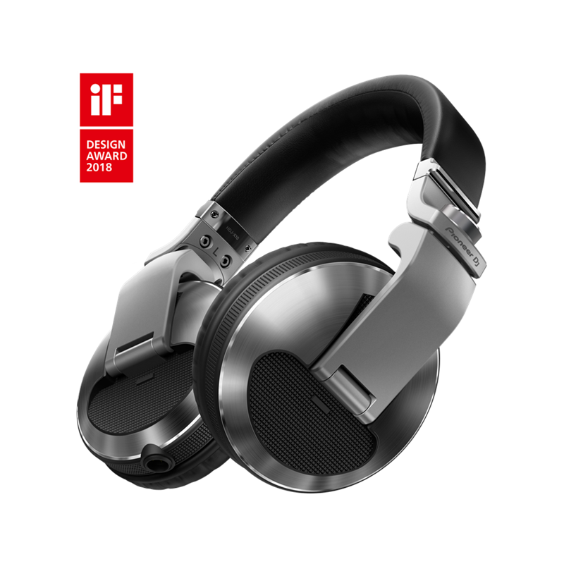 Dj Høretelefoner. Sølv. Hdj X10 fra Pioneer