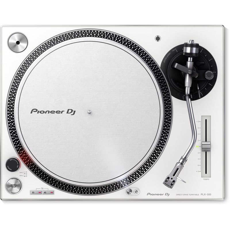 Plx 500 W. Professionel Dj Pladespiller. Hvid fra Pioneer