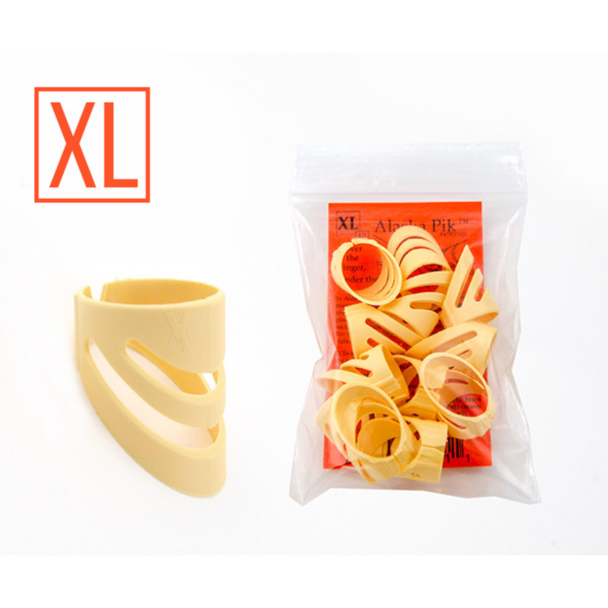 Plastic Extra Large Fingerpicks (12 Stück) fra Alaskapik