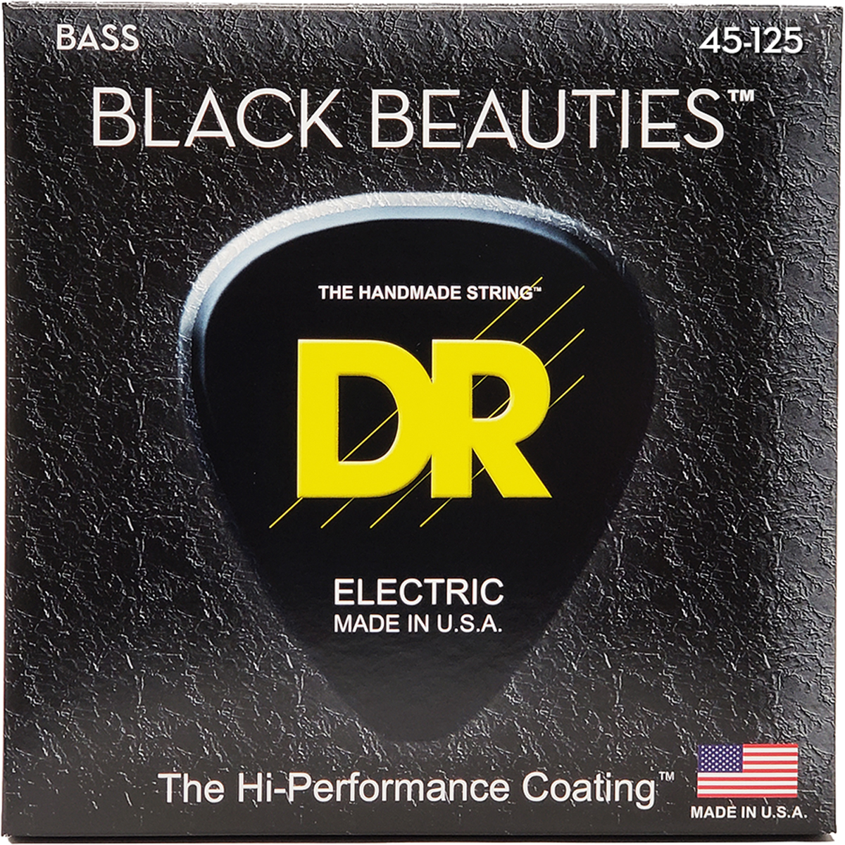 Bkb5 45 Black Beauties Black 5 Strenget Bas Strenge, 045 125 fra Dr Strings