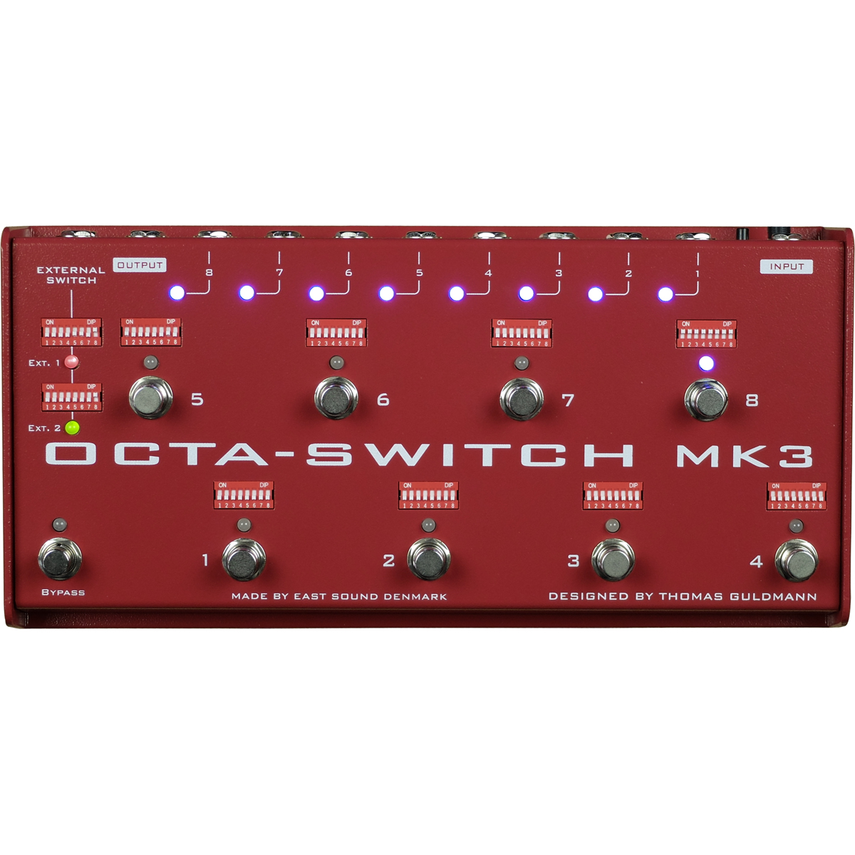 Octaswitch Mk3 Guitar Effekt Pedal fra Carl Martin