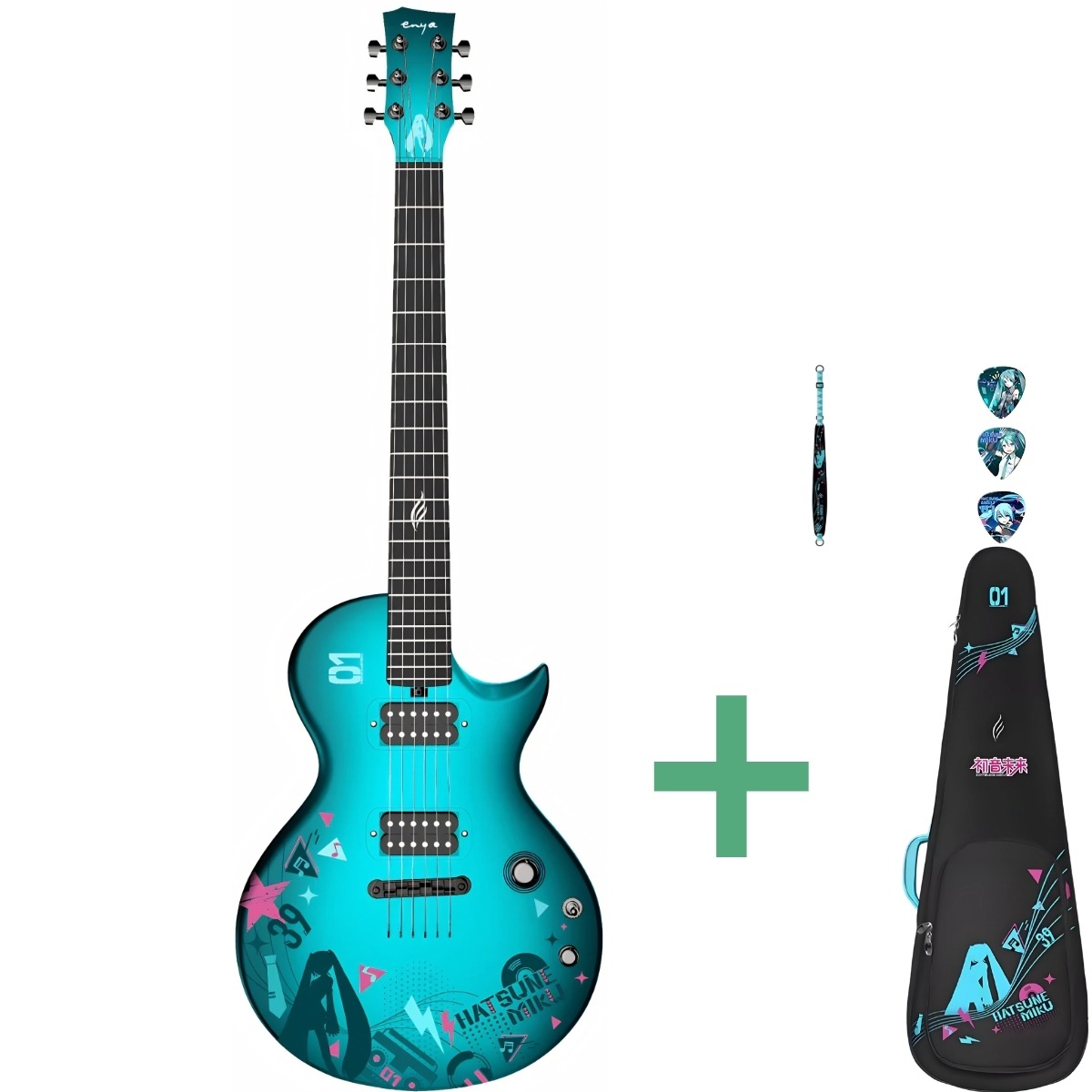 Nova Go Sonic Hatsune Miku El Guitar fra Enya