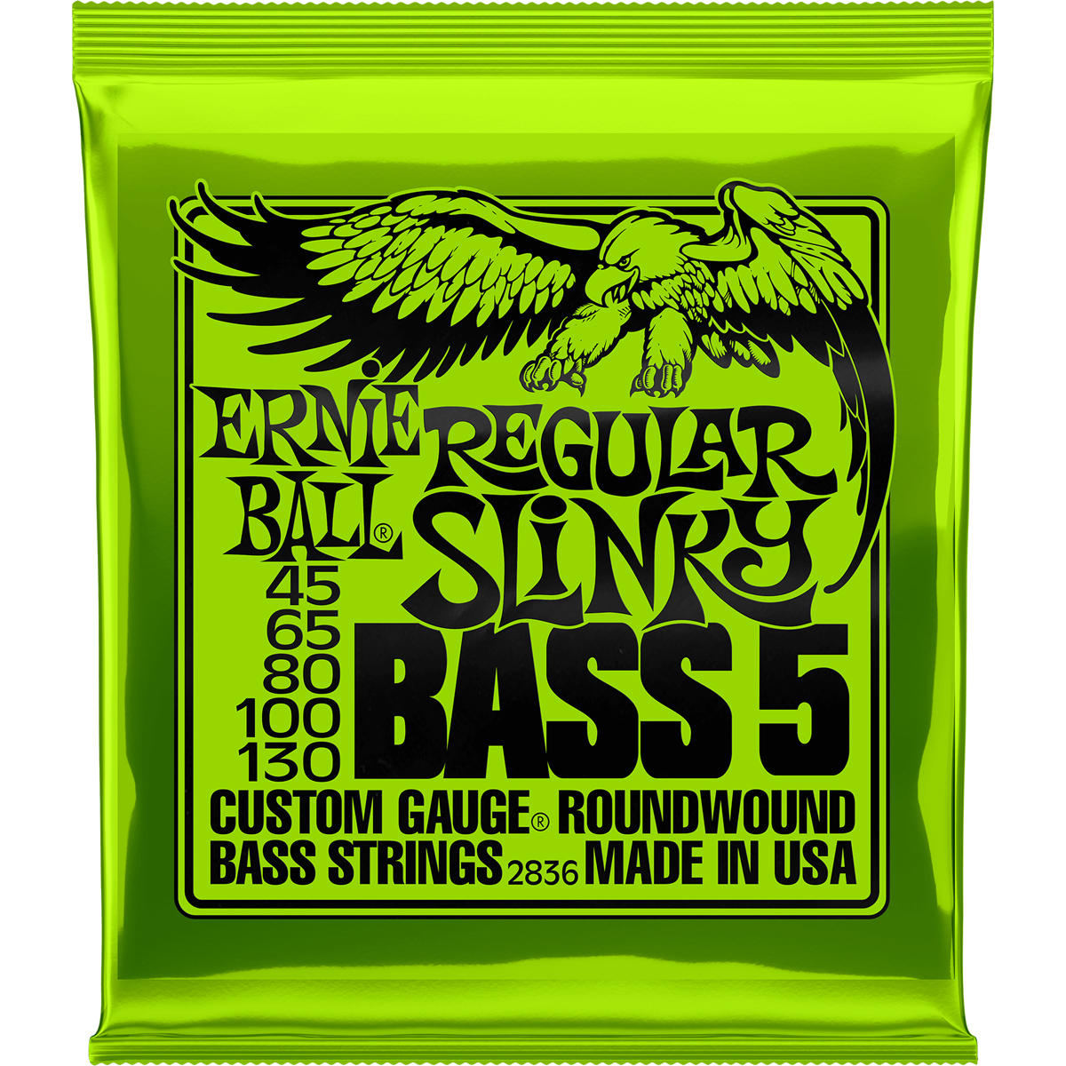 2836 Slinky Bass 5 Strenget Bas Strenge fra Ernie Ball