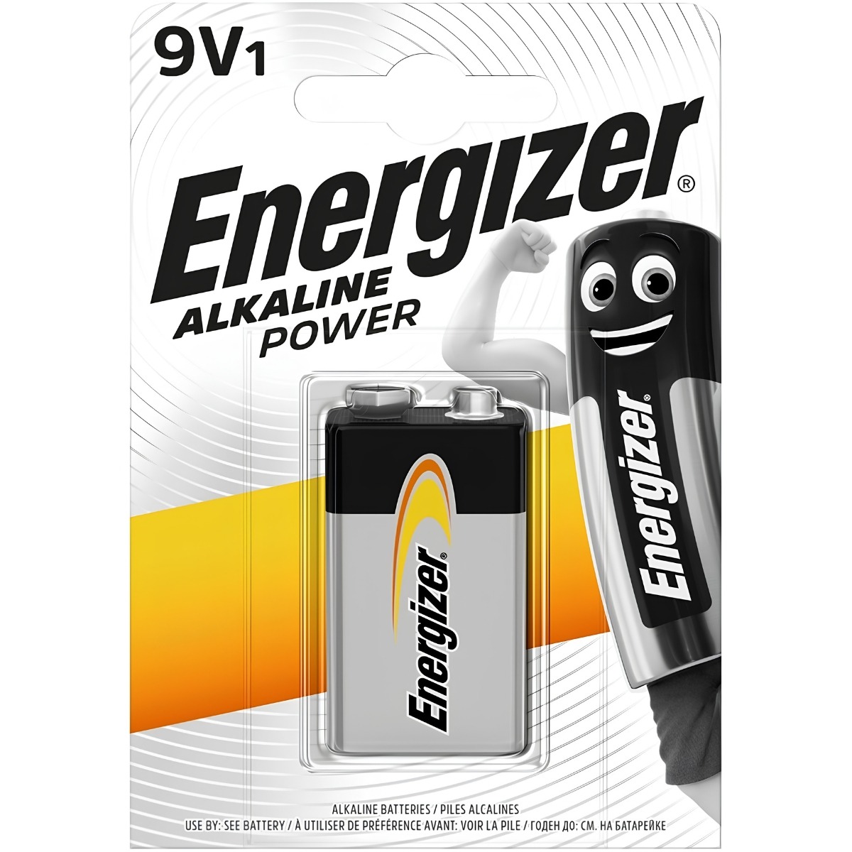 Alkaline Power 9v Batteri fra Energizer