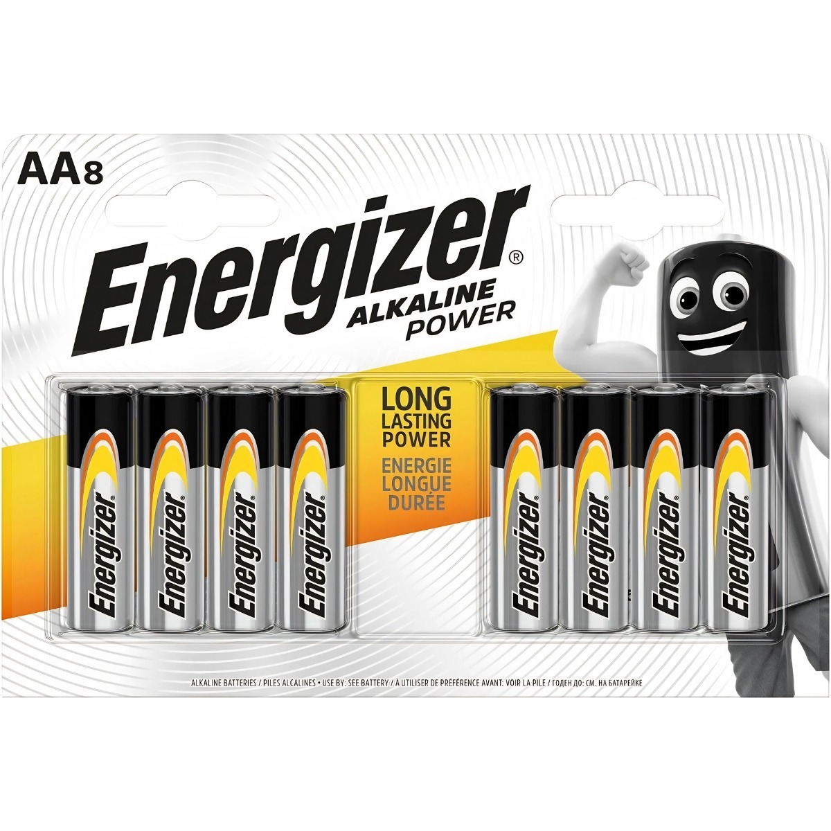 Alkaline Power Aa Batterier (8 Stk) fra Energizer