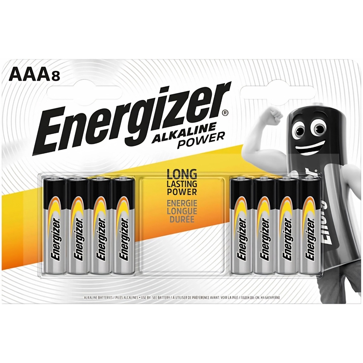 Alkaline Power Aaa Batterier (8 Stk) fra Energizer
