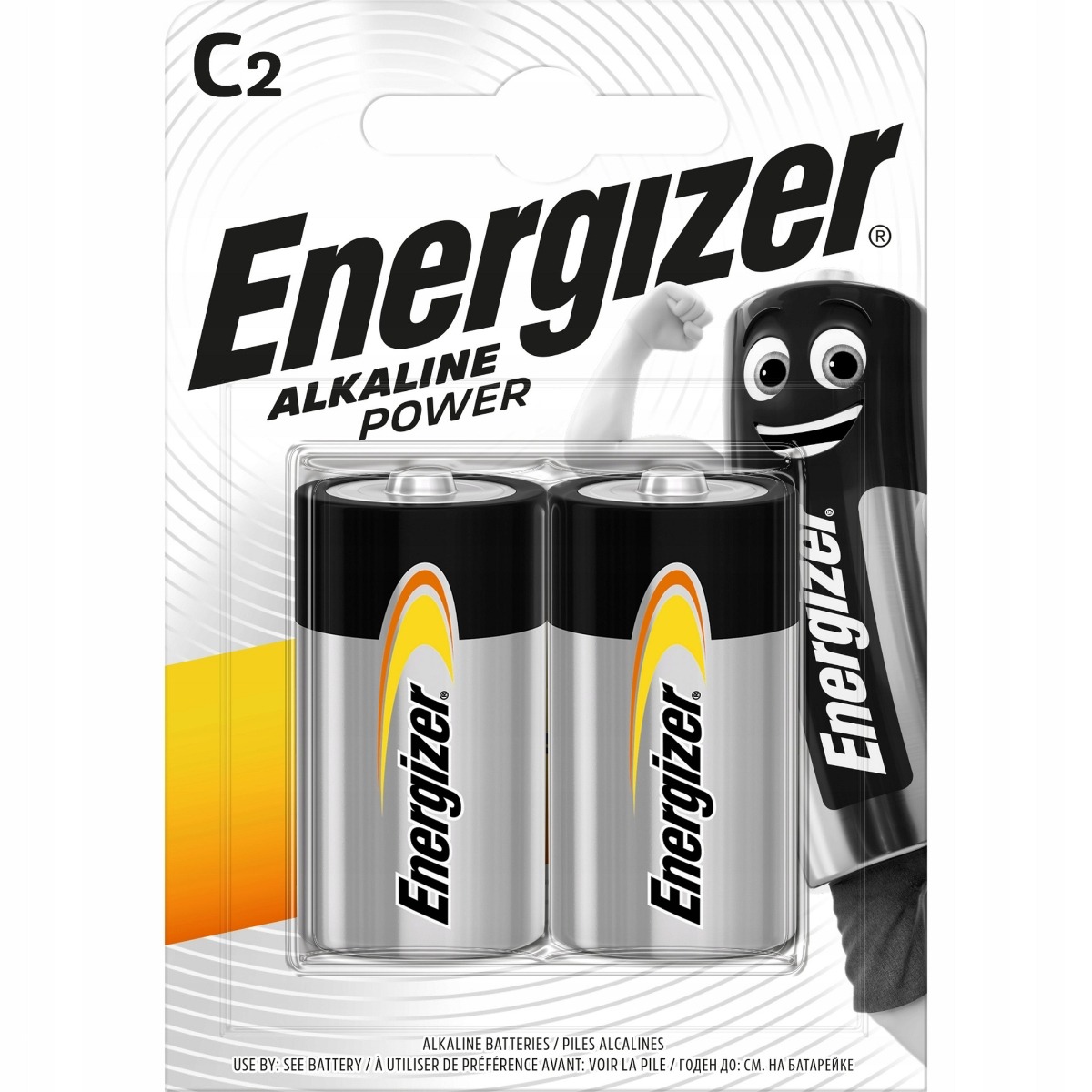 Alkaline Power C Batterier (2 Stk) fra Energizer