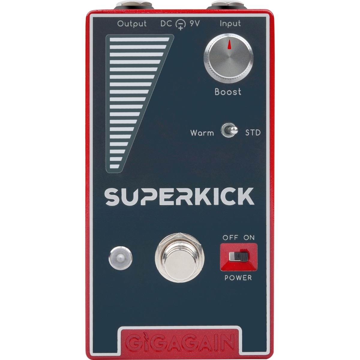 Gp01 Superkick Booster Guitar Effekt Pedal fra Gigagain