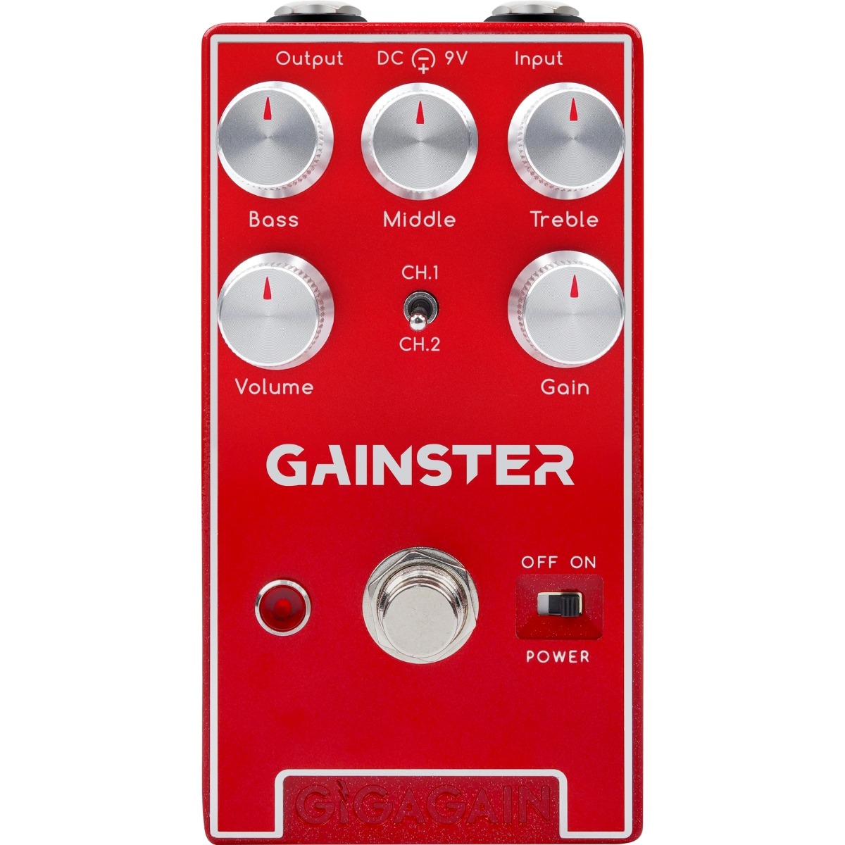 Gp03 Gainster Higain Preamp Guitar Effekt Pedal fra Gigagain