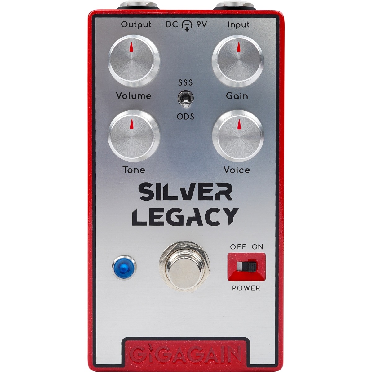 Gp06 Silver Legacy Overdriv Guitar Effekt Pedal fra Gigagain