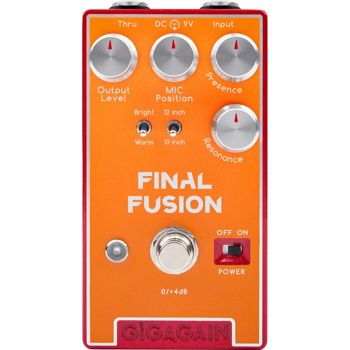 Gp10 Final Fusion Cab Sim Di Box Guitar Effekt Pedal fra Gigagain