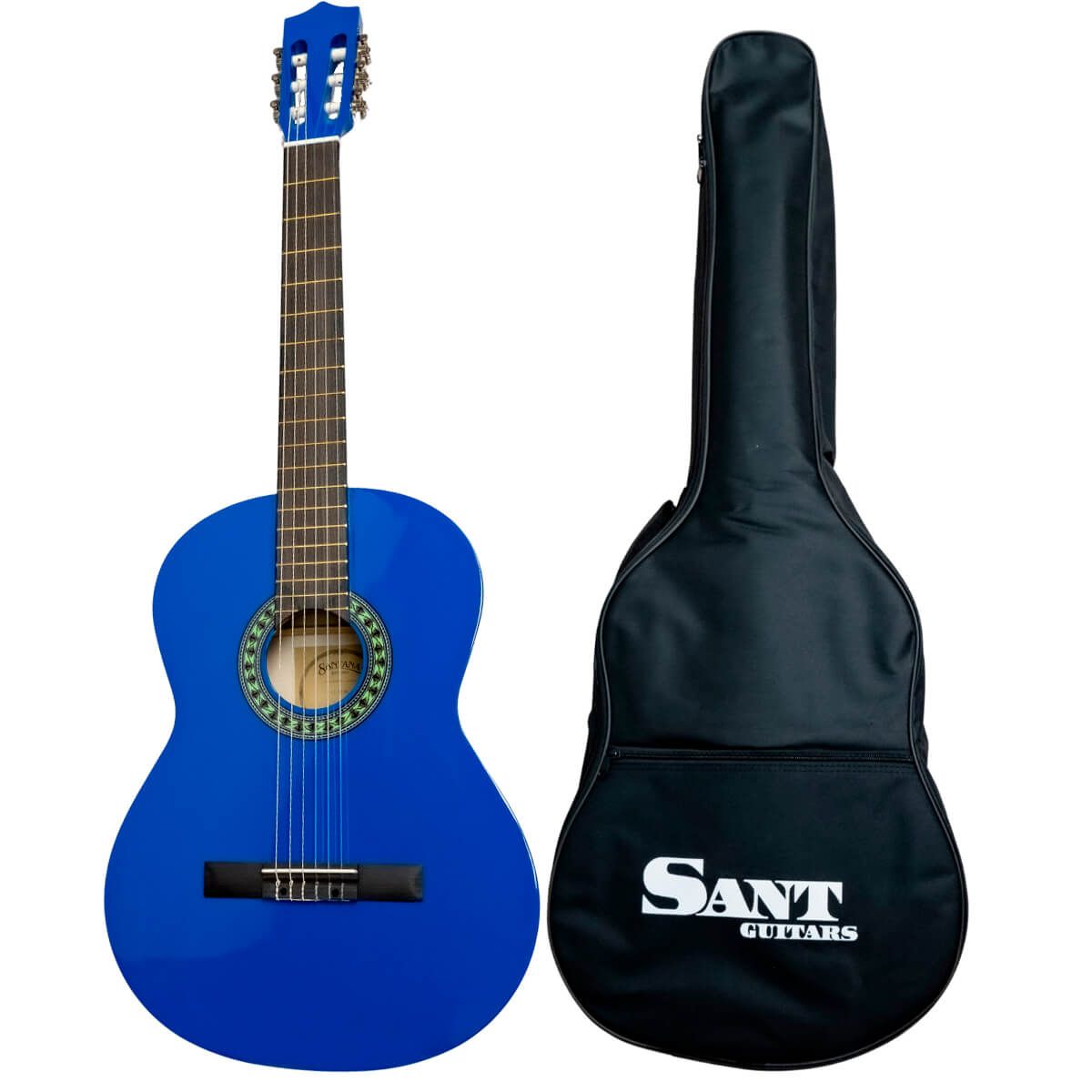 Cl 50 Bl   Spansk Guitar   Blå fra Sant Guitars