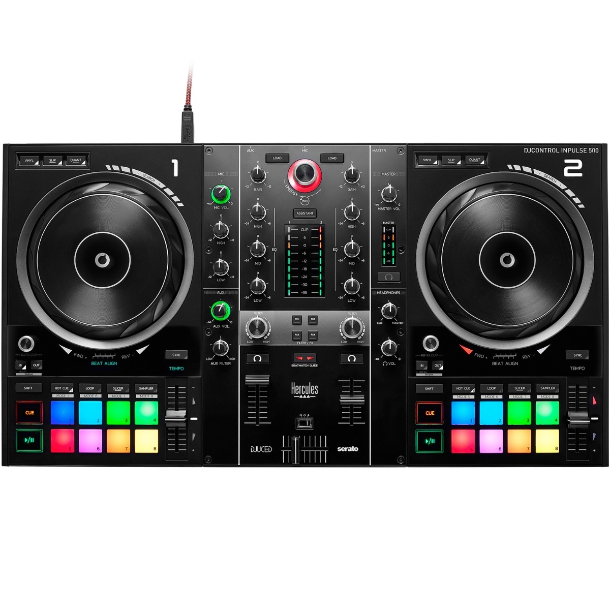 Djcontrol Inpulse 500 Dj Controller fra Hercules